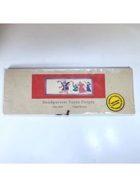 Hen-Sparrow Turns Purple Hita Wolf Pulak Biswas Hardcover New Sealed Rare